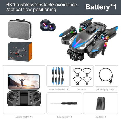 V192 Drone HD Camera Aerial Professional Photography; with Omnidirectional Obstacle Avoidance Toys