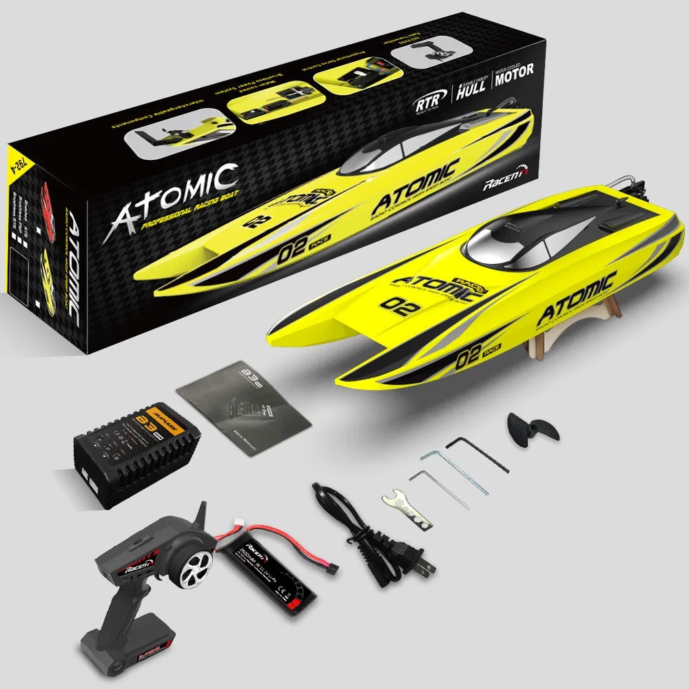 Volantex RC Boat 2.4G Brushless 60km/h High Speed Remote Control Boat for Adults and Kids