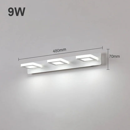 Modern Bathroom LED Vanity Light Wall Mounted Indoor Lamps