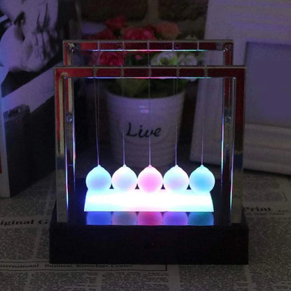 Newtons Swing Ball LED Light Up Desk Toy