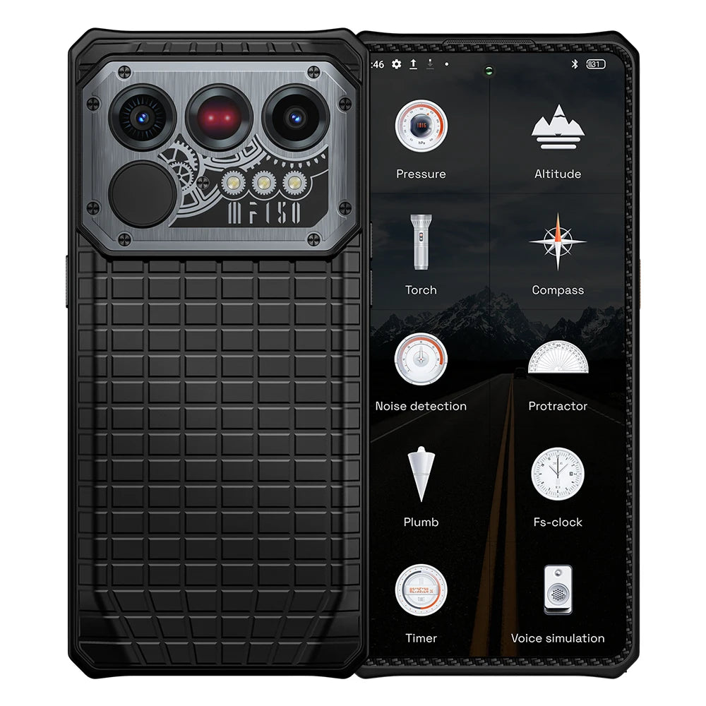 Raptor 5G Rugged Smartphone Android 14, 6.78'' 120Hz AMOLED Display 16GB+512GB 50MP 10000mAh 65W