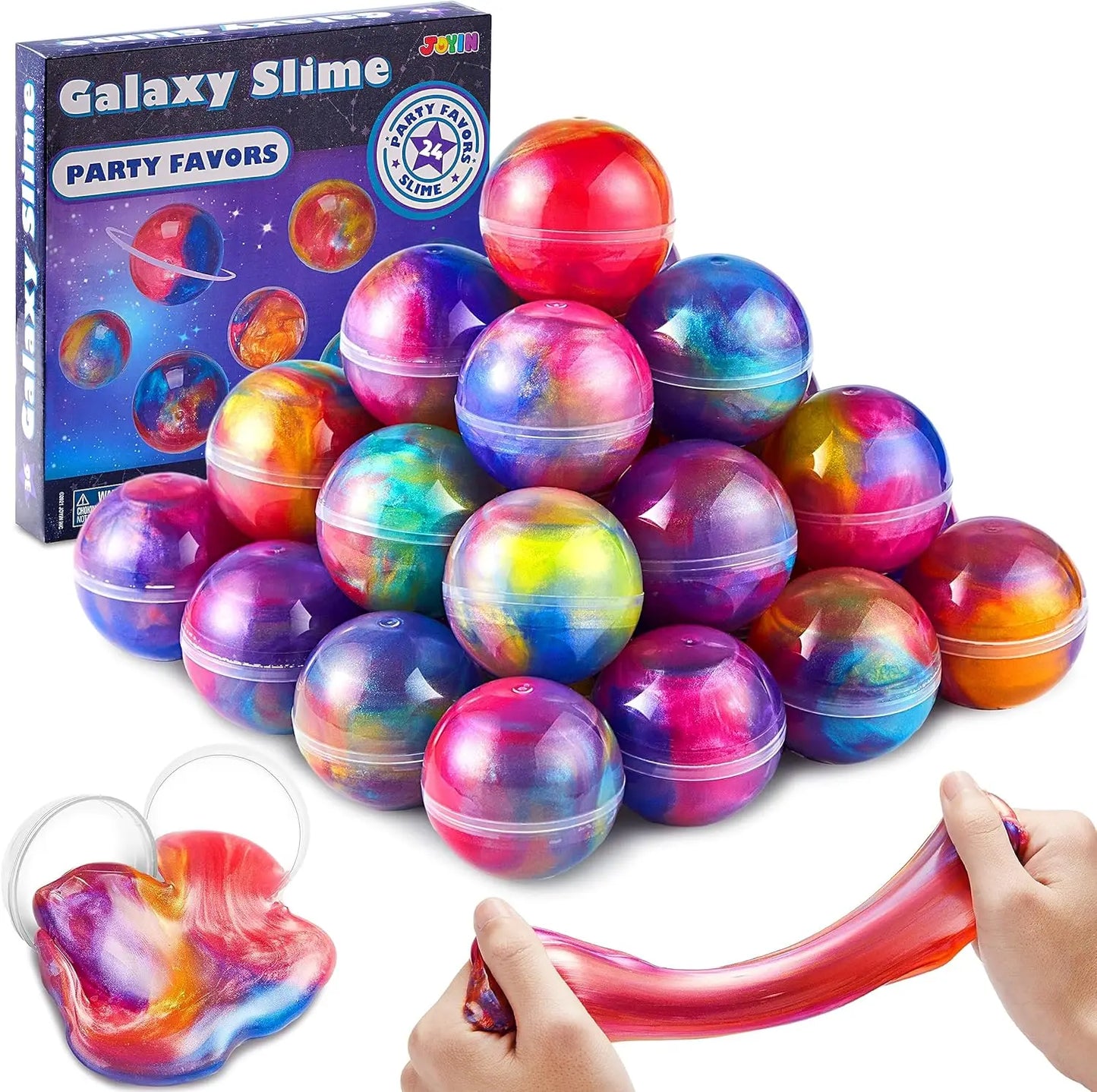 24 Pcs Mini Slime Ball Party Favors