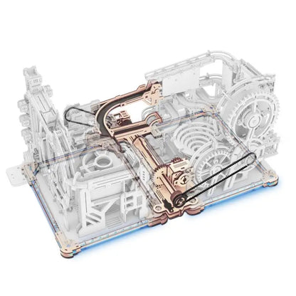 3D Puzzle Marble Run with Light