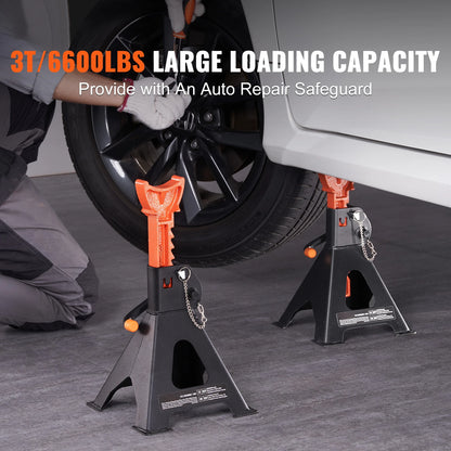 3 or 6 Ton Capacity Jack Stands