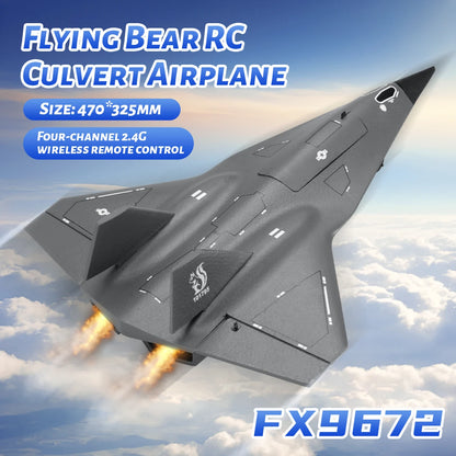 FX9672 RC Jet Airplane 4CH 6-axis Gyro 2.4G Wireless Remote Control plane