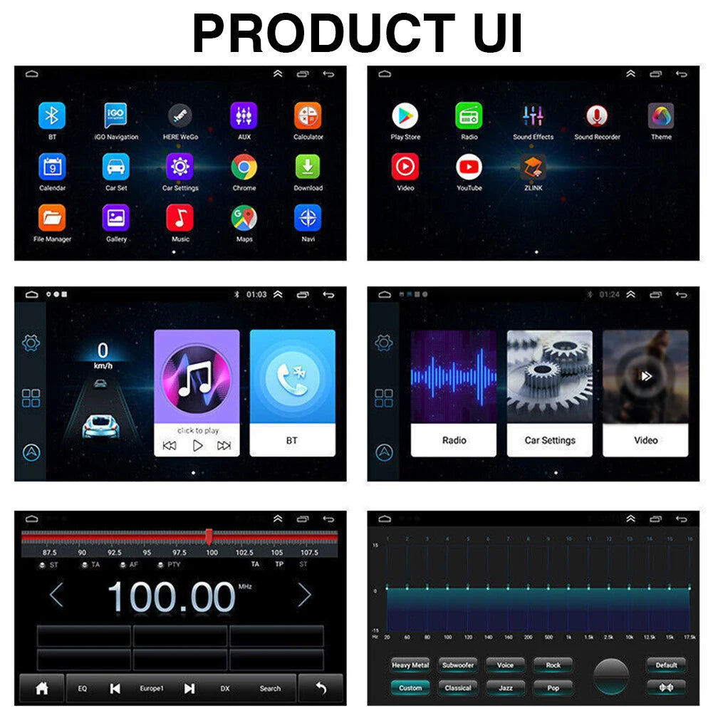 8 Inch Car Stereo Radio GPS Navi Compatible for Chevy Express 2500 3500 2019-2024 Android 13 Fit For Carplay&Android Auto