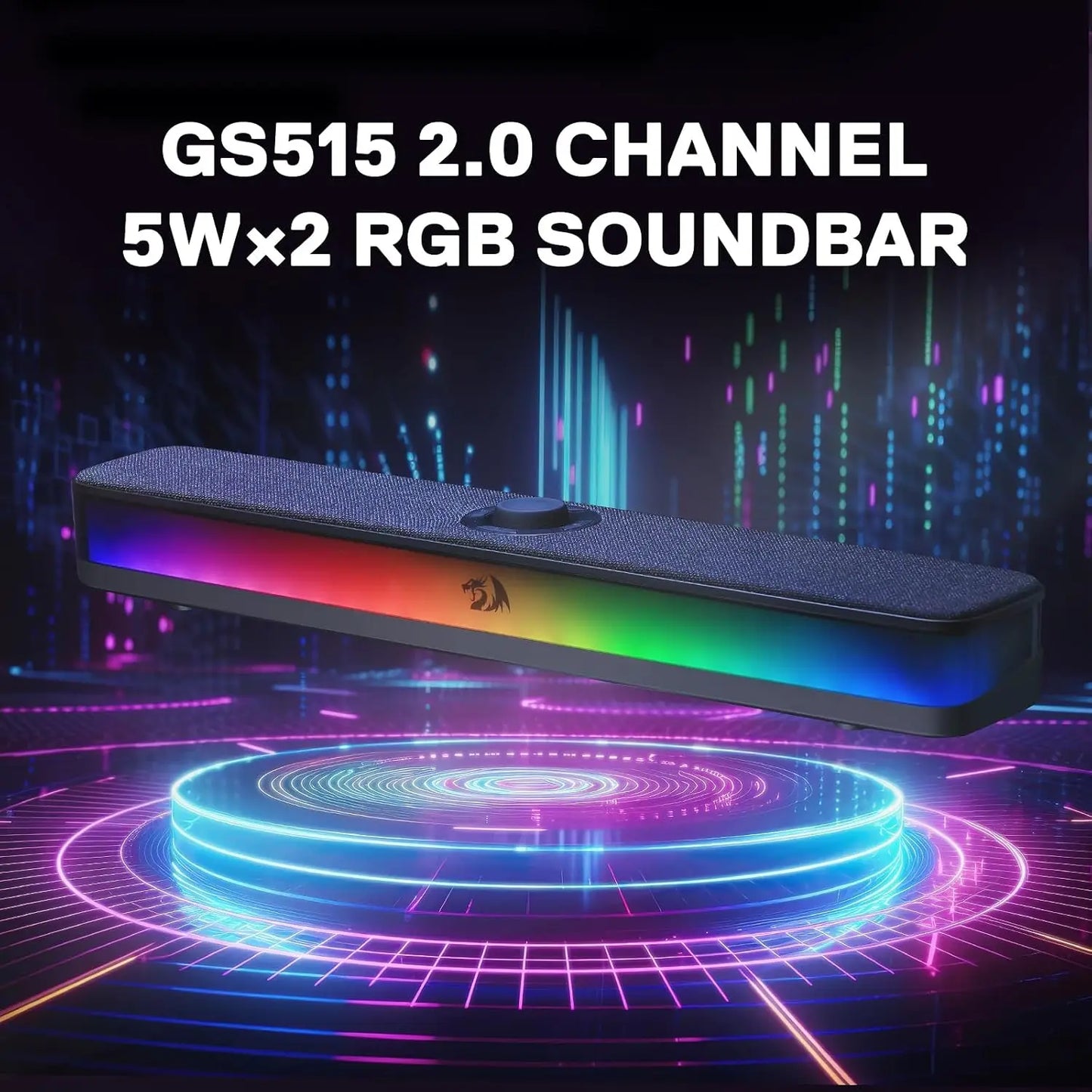 Redragon RGB Desktop Soundbar