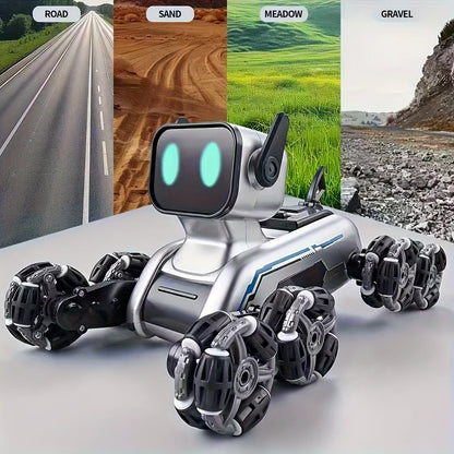 New Smart RC Robot Dog-2.4GHz Wireless, Realistic Pet Interaction, Music & Lights. Perfect Birthday/Christmas Gift for Kids 6-12