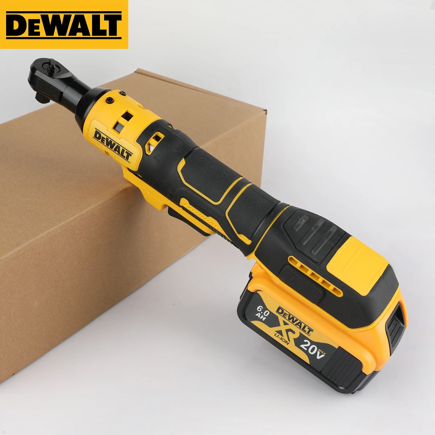 Dewalt 20V brushless motor right angle wrench 512 95N. cannon for car maintenance high torque 2500RPM compact ratchet air