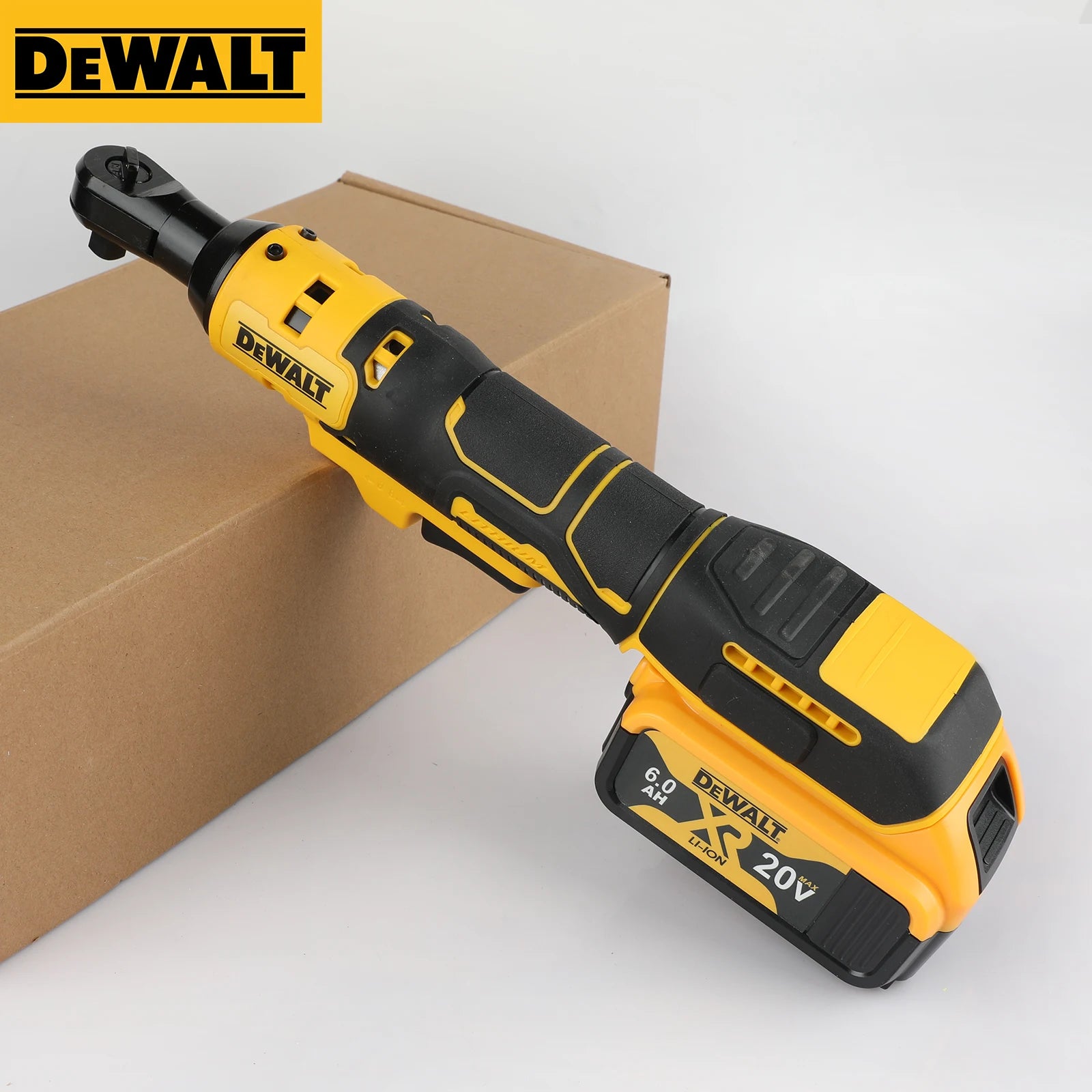 Dewalt 20V brushless motor right angle wrench 512 95N. cannon for car maintenance high torque 2500RPM compact ratchet air