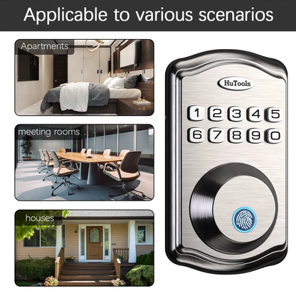 Smart Keypad Door Lock-Fingerprint  Entry Door Lock Deadbolt