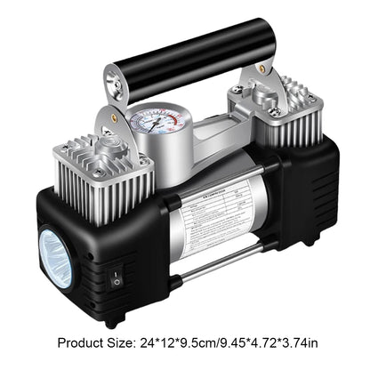12V Portable Dual Cylinder Air Pump