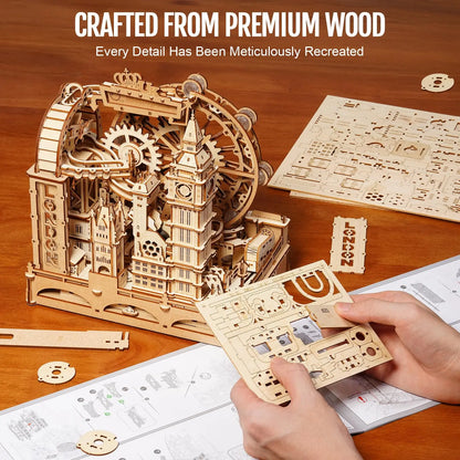 Travel London Marble Run Interactive 3D Wooden Puzzle