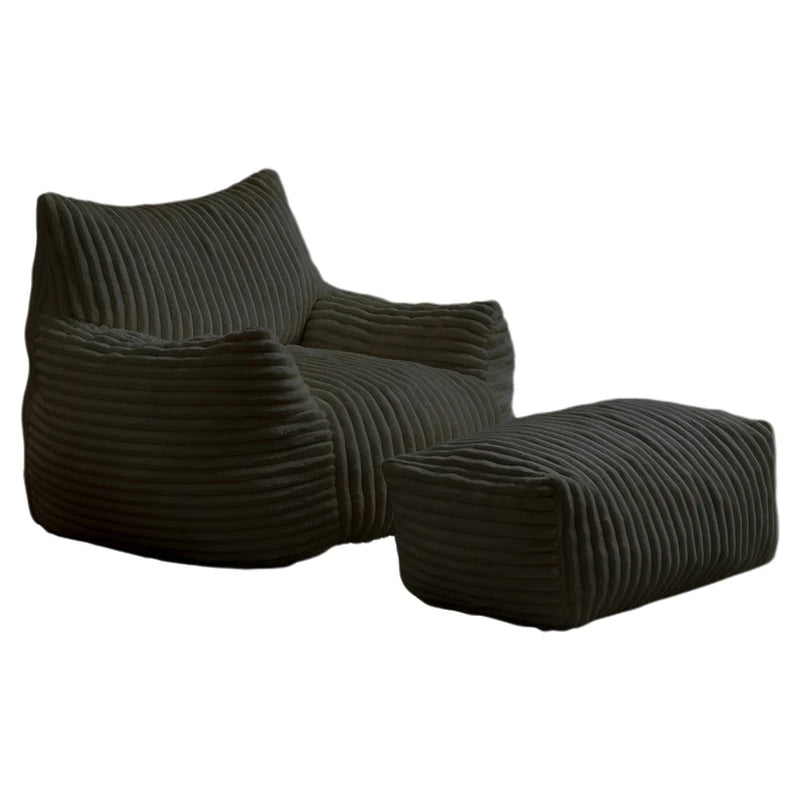 Reading Bean Bag Chairs for Adults, BeanBag Density Foam Couch, Floor Lazy Soft, Comfy Reading Nook