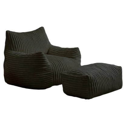 Reading Bean Bag Chairs for Adults, BeanBag Density Foam Couch, Floor Lazy Soft, Comfy Reading Nook