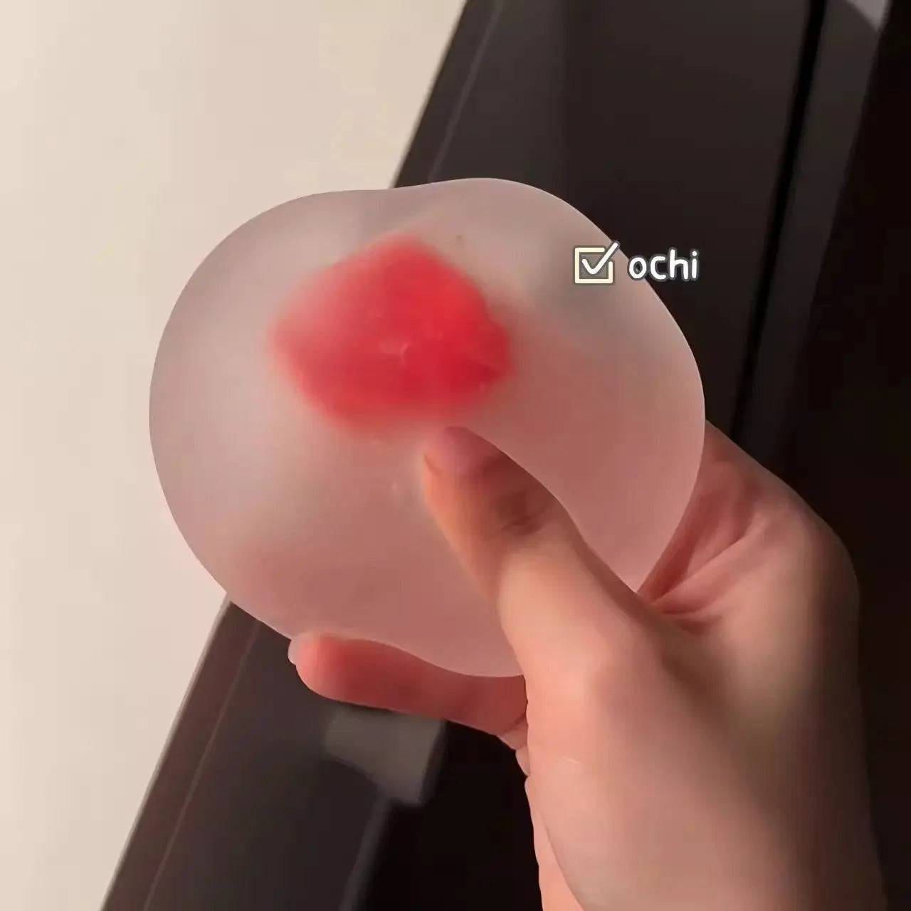 Strawberry Mochi Squeeze Toy for Stress Relief and Vent Anger Fidget Toy