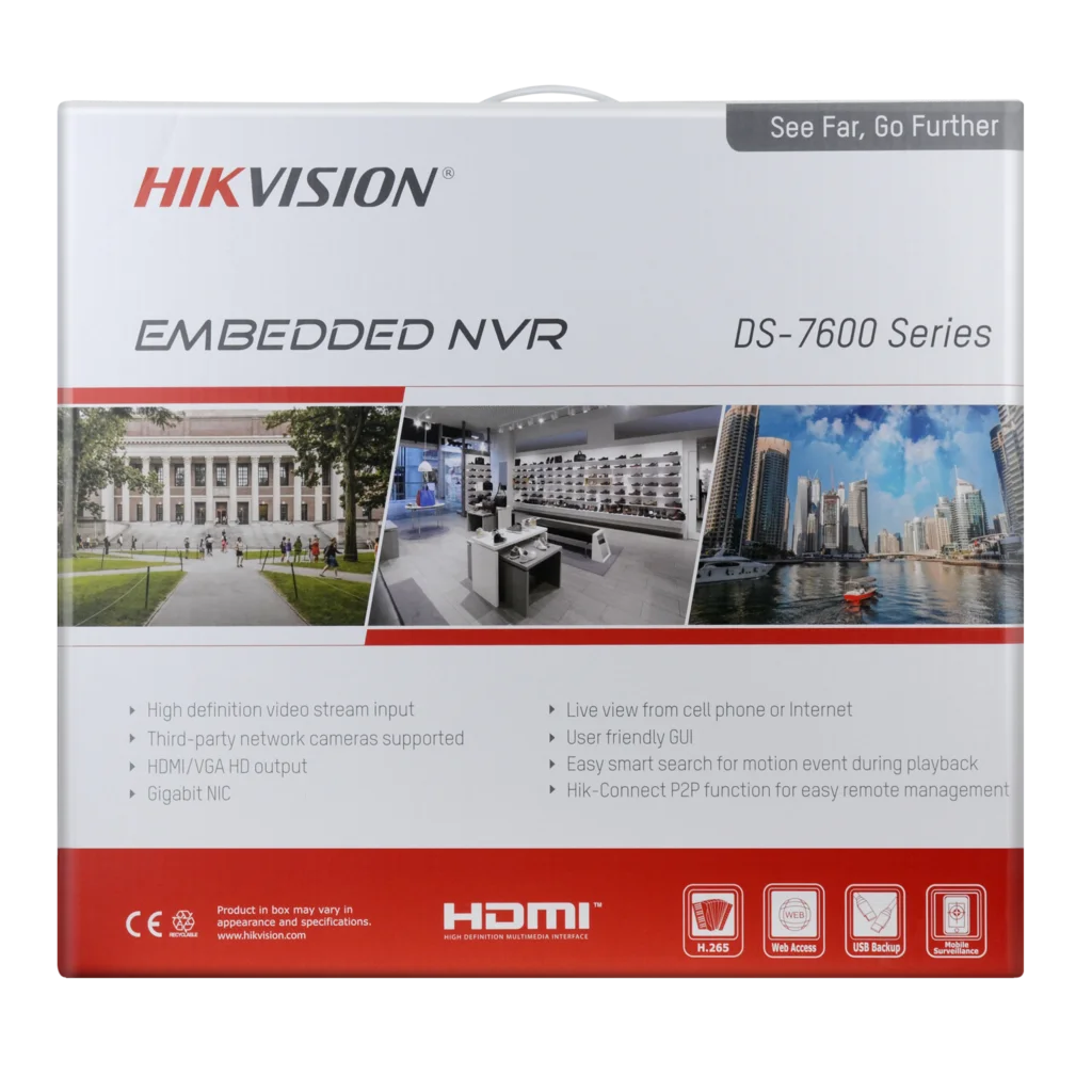 4K NVR 8 CH DS-7608NXI-K2/8P 16-CH DS-7616NXI-K2/16P 8/16 POE Ports AcuSense Facial Recognition Network Video Recorder