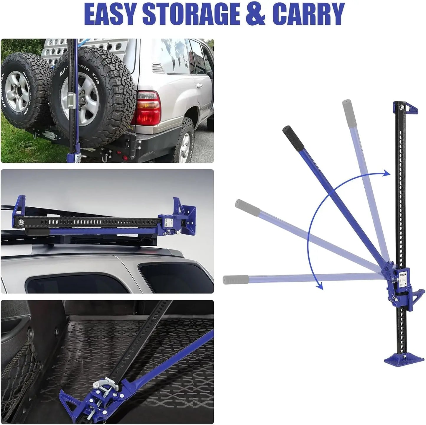 48" High-Lift, 3 Ton Jack