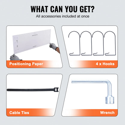 2 Wall Mounted Heavy Duty Shelves