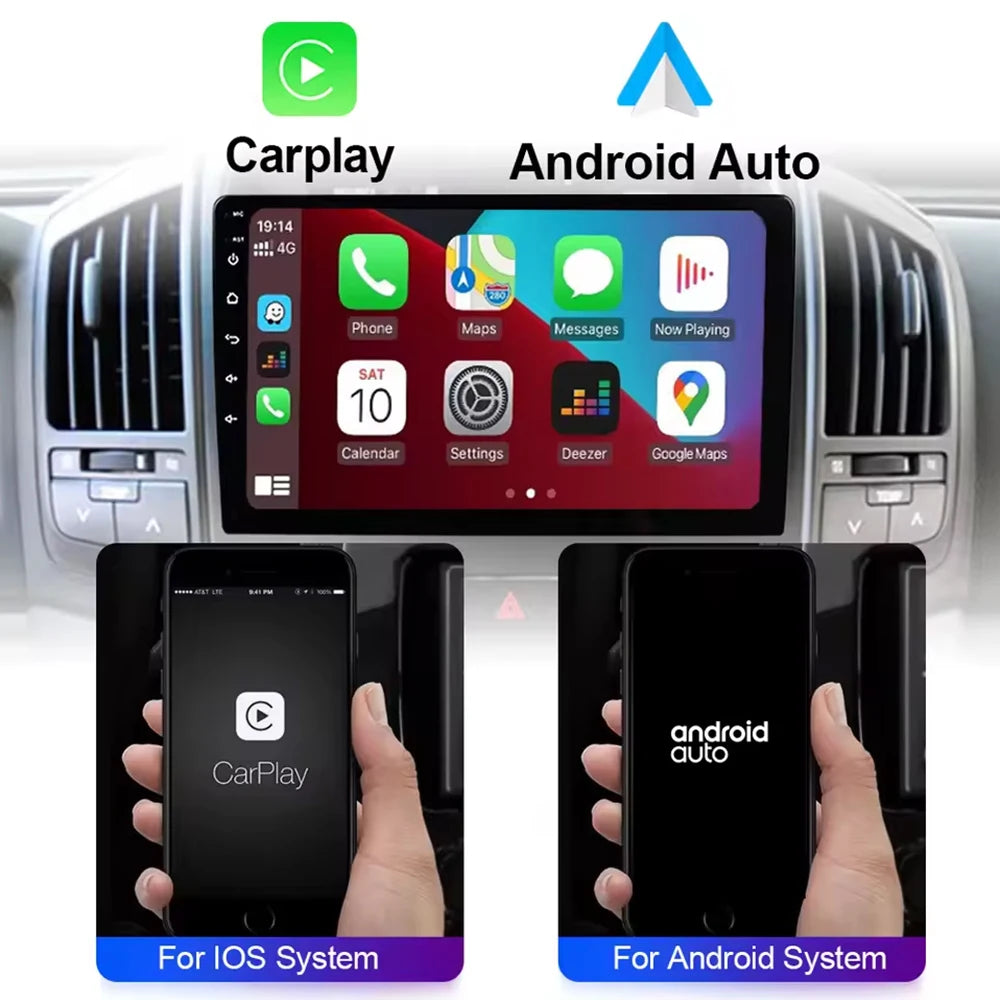 9 inch Wireless Carplay 2din Android 15 Car Radio and Multimedia Video Player