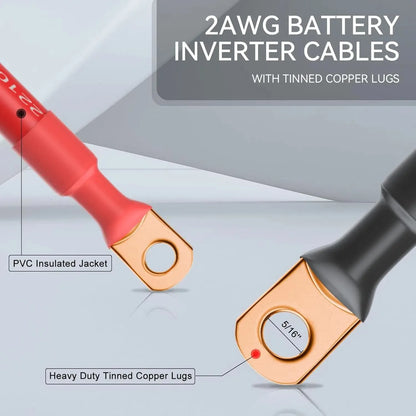 2AWG Soft Battery Connection Cable
