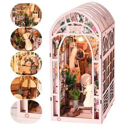 Book Nook Kit Sunlight Dollhouse Greenhouse
