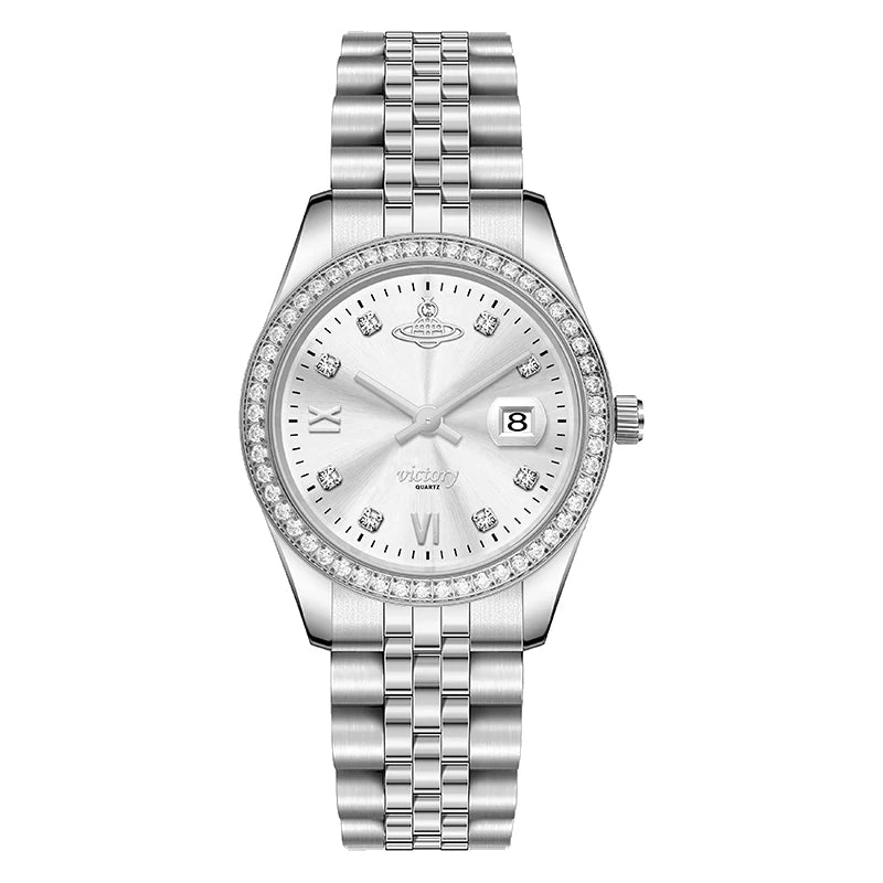 Women Watch Waterproof Retro Pink Hand
