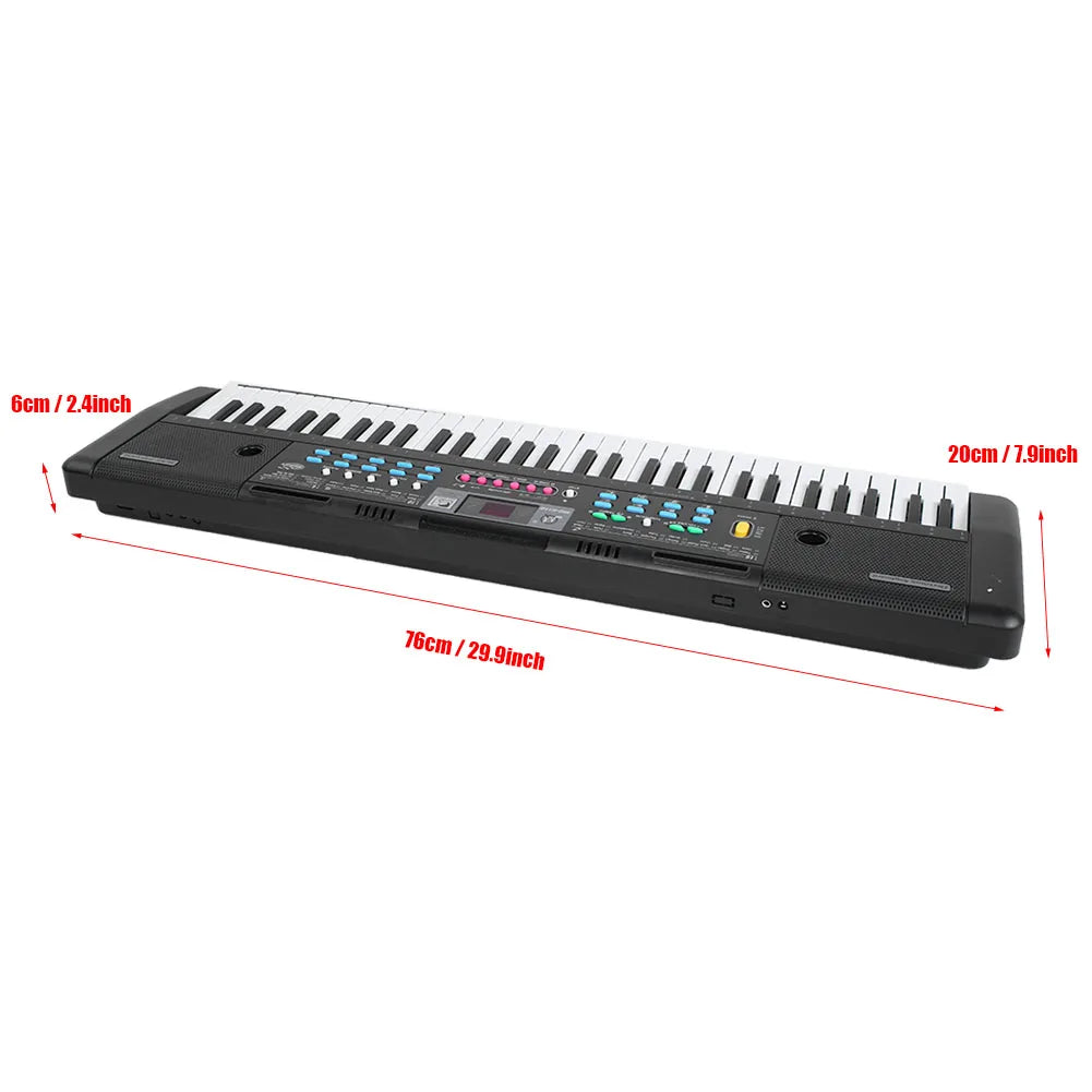 61 Key Electronic Organ with Microphone