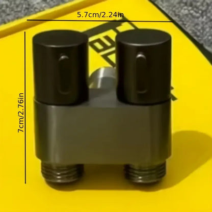 Stainless Steel double outlet Shower valve control