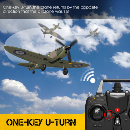 RC Spitfire 400 Plane, 2.4Ghz 4CH 6-axis Stabilizer System