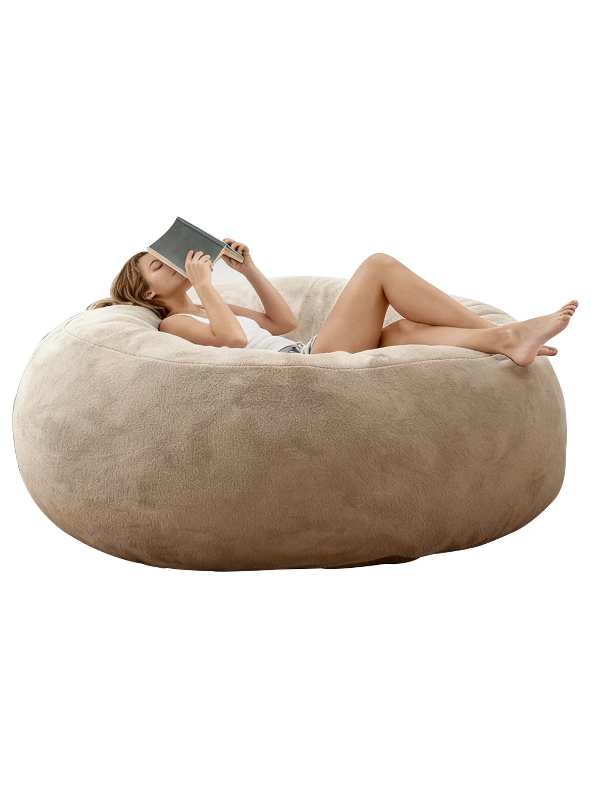 Big Bean Bag Chairs for Adults, With Filler Memory Foam Super Soft Plush, for Living Room, Family Room, Bedroom and 3 season room