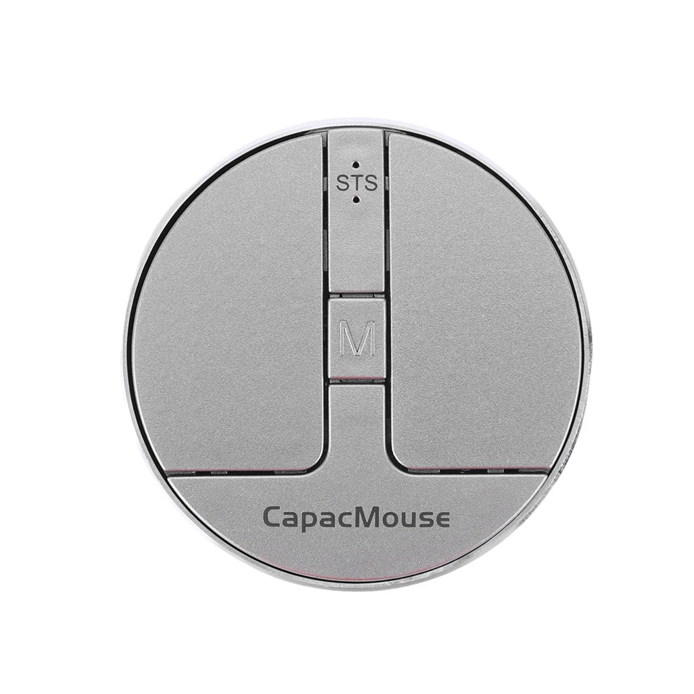 Portable 3 Mode BT 5.2/2.4G/USB Mini Capacitive Mouse with USB Receiver for Laptop PC