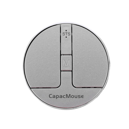 Portable 3 Mode BT 5.2/2.4G/USB Mini Capacitive Mouse with USB Receiver for Laptop PC