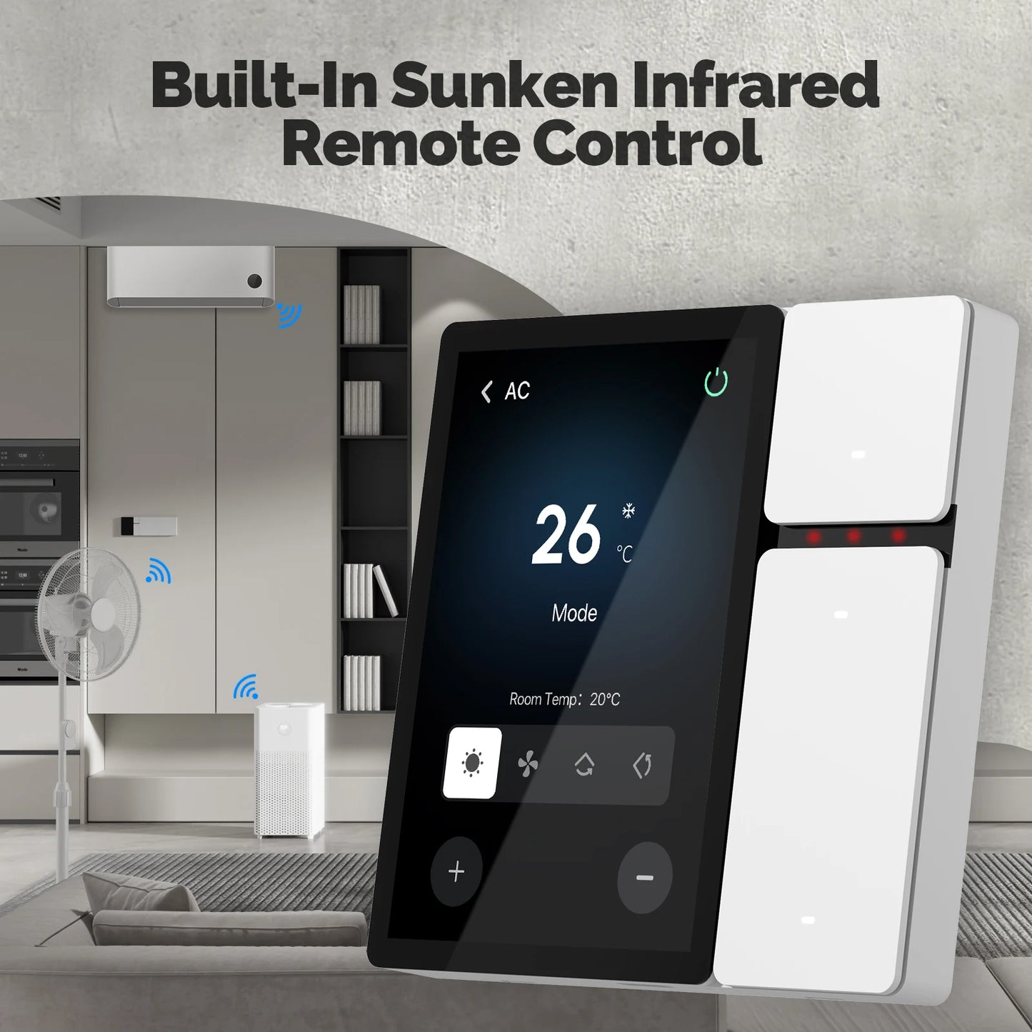 WiFi Smart Device Control Panel With 3.5" Touch Screen