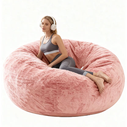 Big Bean Bag Chairs for Adults, With Filler Memory Foam Super Soft Plush, for Living Room, Family Room, Bedroom and 3 season room