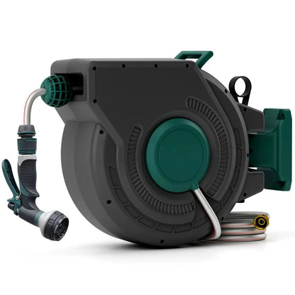 Retractable Garden Hose Reel 1/2 Inch x 130 ft