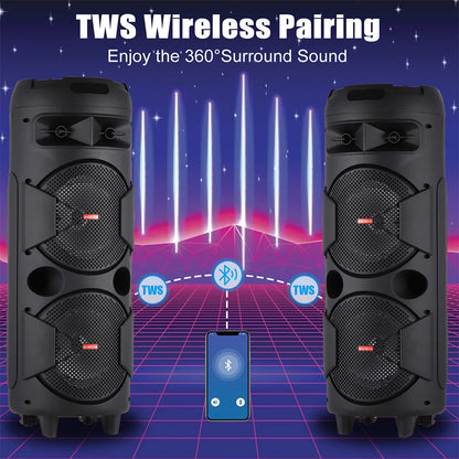 6000W Portable Bluetooth Speaker