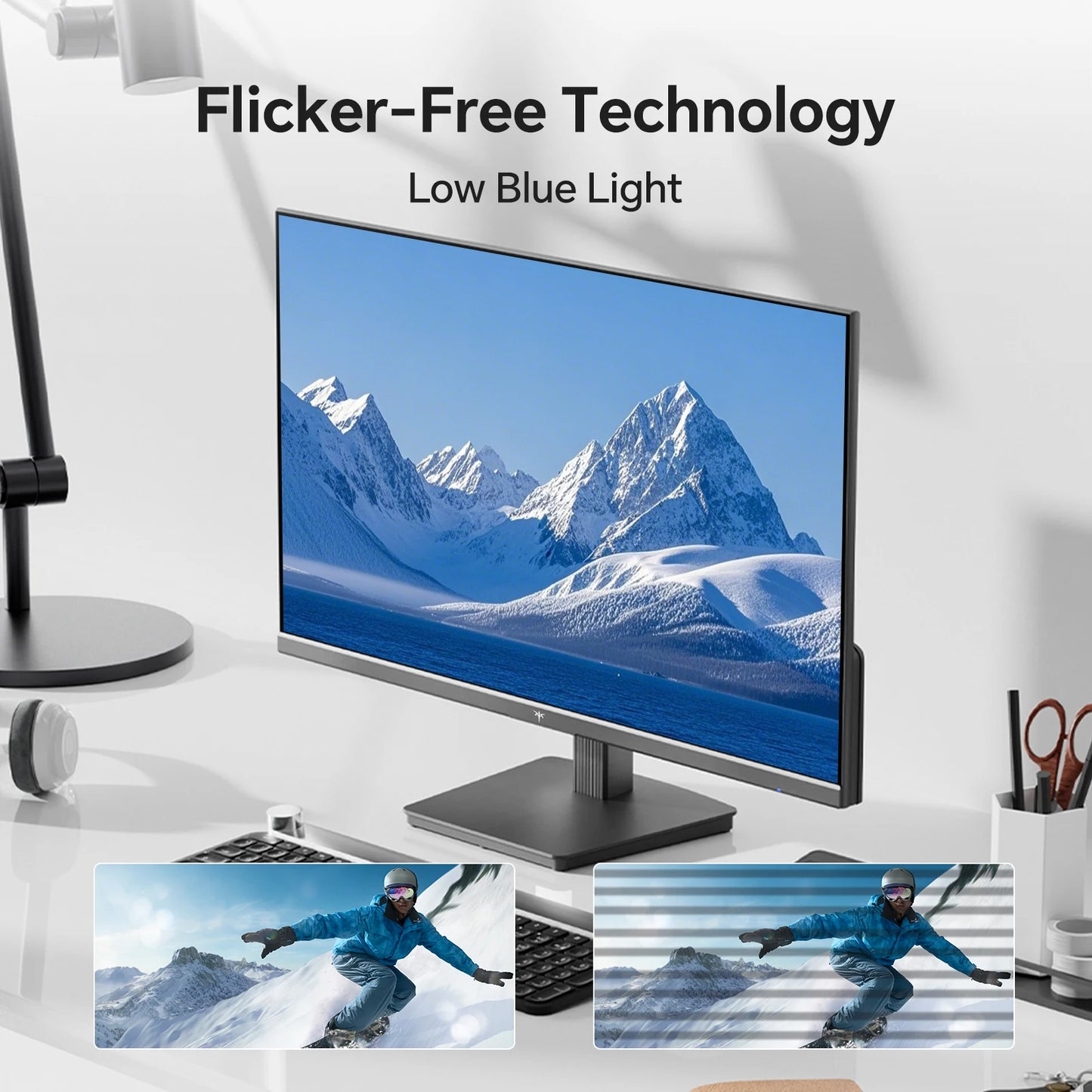 27 Inch Computer Monitor - QHD (2560 x 1440) Display, Up to 120Hz Monitor, IPS Panel H27D9
