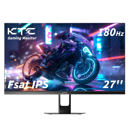 27 inch Gaming Monitor 180hz 1ms | Fast IPS Screen 1080p Monitor, 2 x HDMI 2.0 & 1 x DisplayPort 1.4 Support Freesync