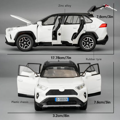 1/32 Scale RAV4 Alloy Diecast Collectible Toy Car