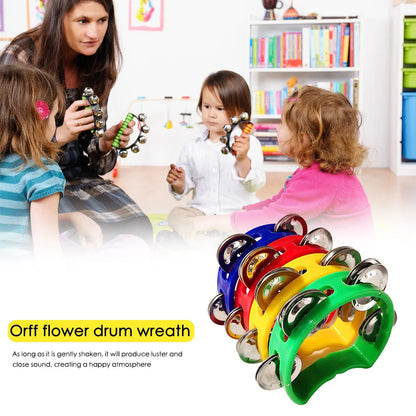 4pcs Tambourine Jingles Hand Rattle
