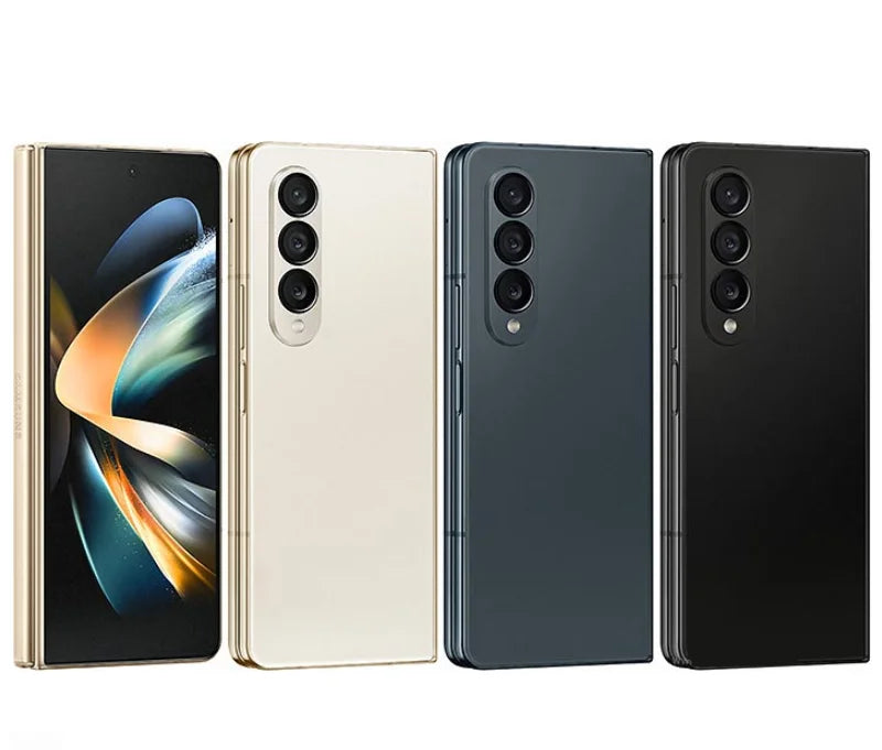Samsung Galaxy Z Fold 4, 5G, 7.6" AMOLED, 12GB RAM, 256/512GB ROM, Snapdragon NFC 99% New Cell Phone