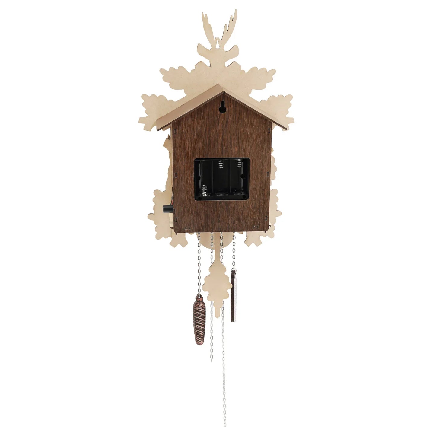 German Cuckoo Clock, Traditional Handcrafted Black Forest Wooden Wall Clock Hunter Cuckoo Clock for Living Room, Bedroom, Office