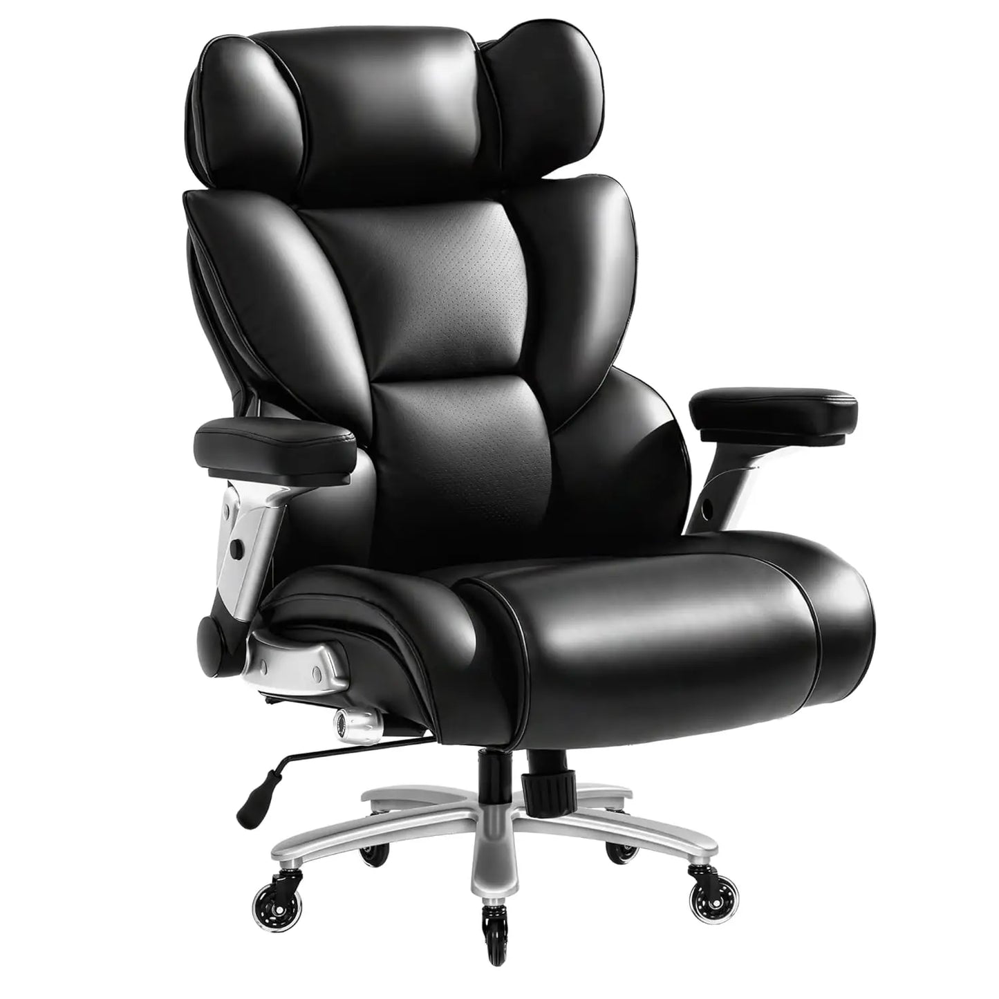 600lbs Big and Tall Office Chair for Heavy People, Heavy Duty Computer Desk Chair with Dynamic Lumbar Support