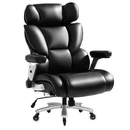600lbs Big and Tall Office Chair for Heavy People, Heavy Duty Computer Desk Chair with Dynamic Lumbar Support