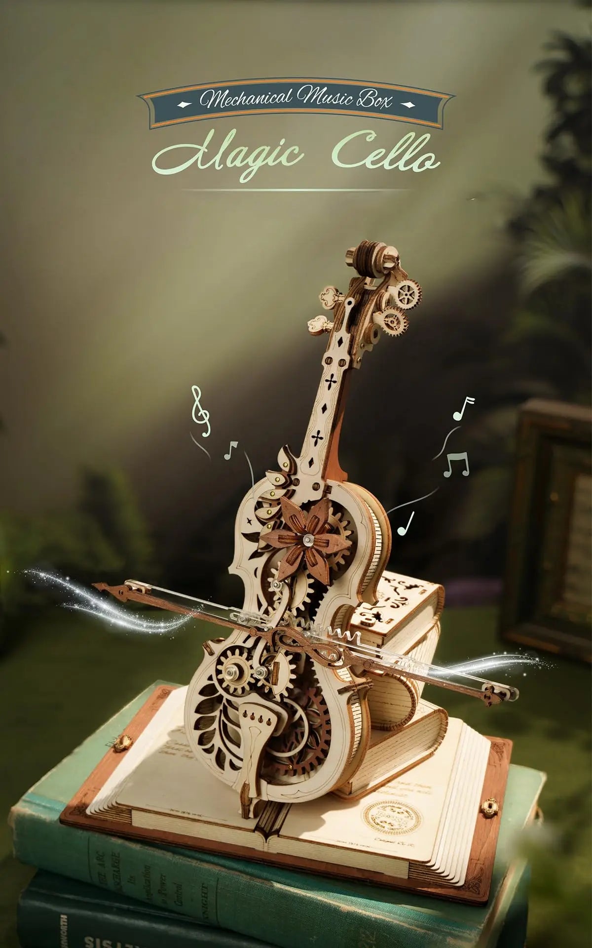 3D Wooden Musical Box Puzzles for Adults