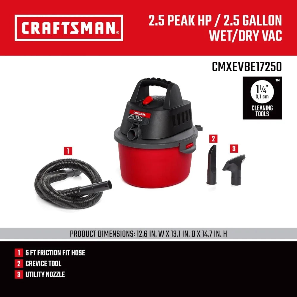 Craftsman 2.5 Gallon Wet/Dry Shop Vac,