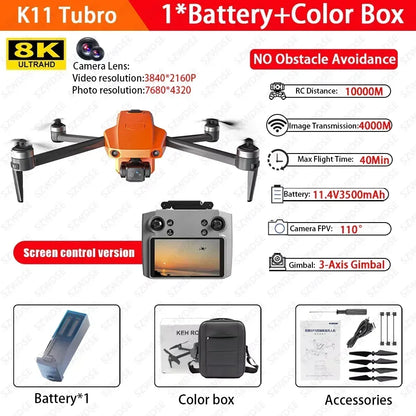 Cole Professional Turbo Drone Aerial 8K HD Dual Camera with Built-in Airdrop Intelligent Obstacle Avoidance