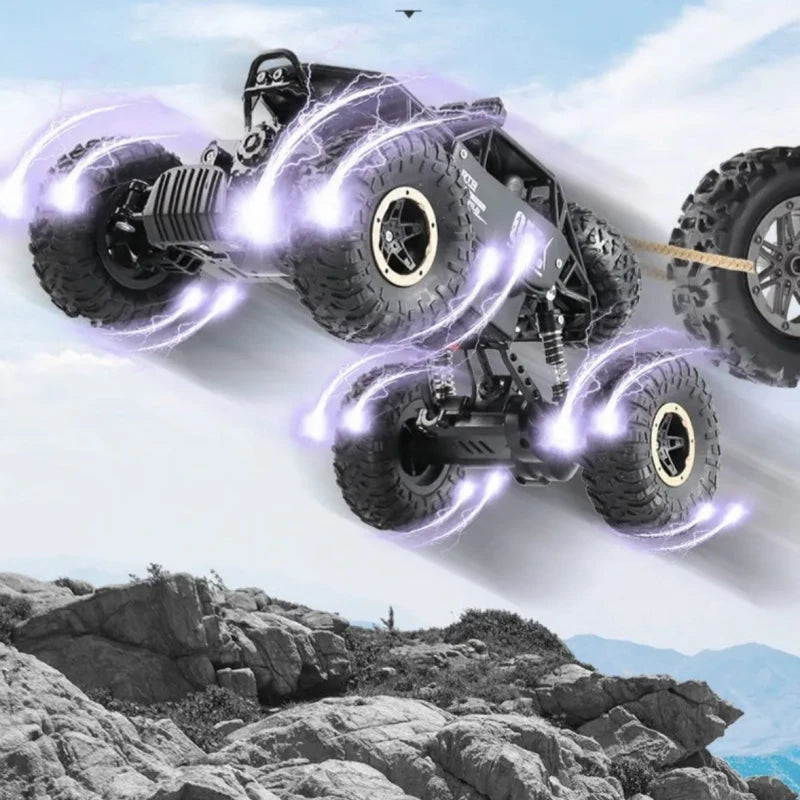 RC Car With 6WD, 38CM In Length, 1:12 Scale 2.4Ghz Remote Control, Suitable For Crawling, Drifting And Off - Road, High - Speed