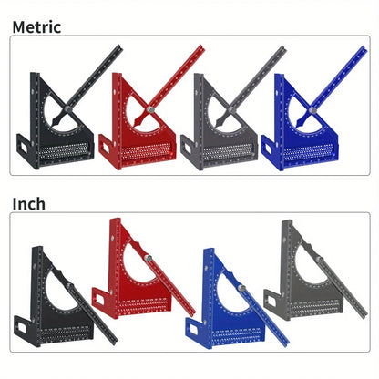 3D Adjustable Carpentry Square Protractor
